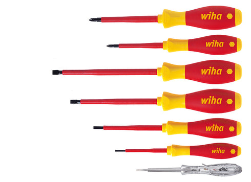Wiha 00834 7件一字/十字絕緣螺絲批套裝