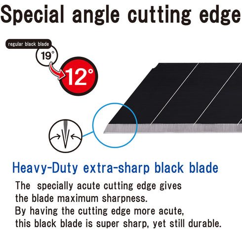 NT Cutter BL13P超銳角特利黑大𠝹刀片