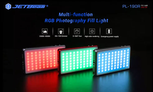 JETBeam PL190R RGB補光燈