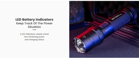 NEXTORCH P83紅藍警閃高亮手電筒