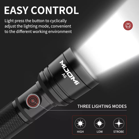 Mijomi A6無段調光日常電筒