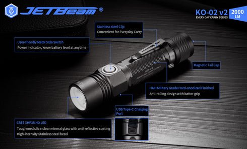 JETBeam KO-02磁吸電筒