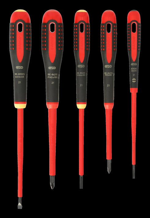 魚嘜BAHCO ergo® BE-9881S加硬絕緣螺絲批套裝