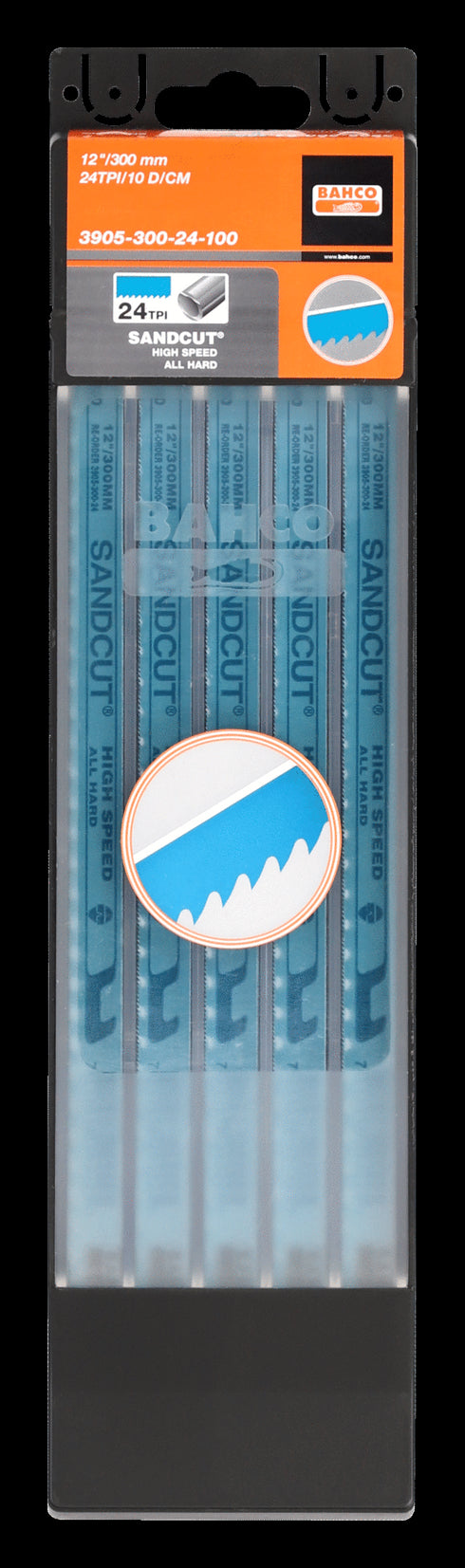 魚嘜BAHCO Sandcut® 3905鋒鋼(藍魚)手弓鋸片 (100片裝)