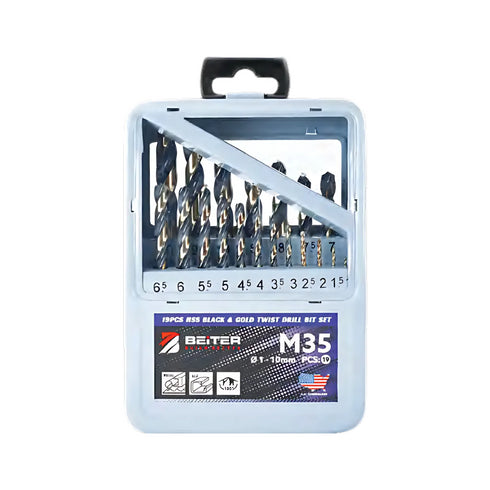 Beiter HSS M35圓柄鍍鈷鋒鋼鑽咀套裝