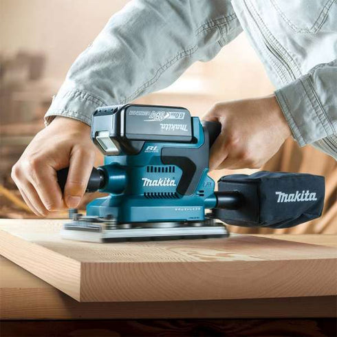 牧田Makita DBO381Z 18V充電式平板砂光機(淨機) (藍牙連動)