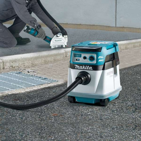 牧田Makita DVC157LZX4 18Vx2充電式集塵機15公升(靜音型)(HEPA過濾網)(藍牙連動)(淨機)