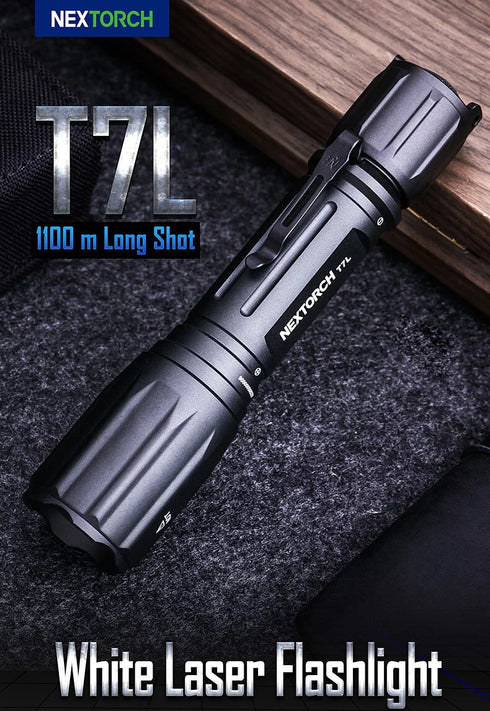 NEXTORCH T7L白鐳射眩目手電筒