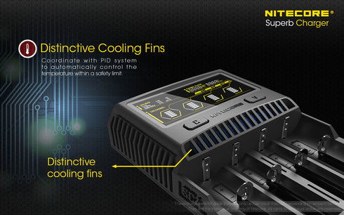 Nitecore SC4四位鋰電池充電器