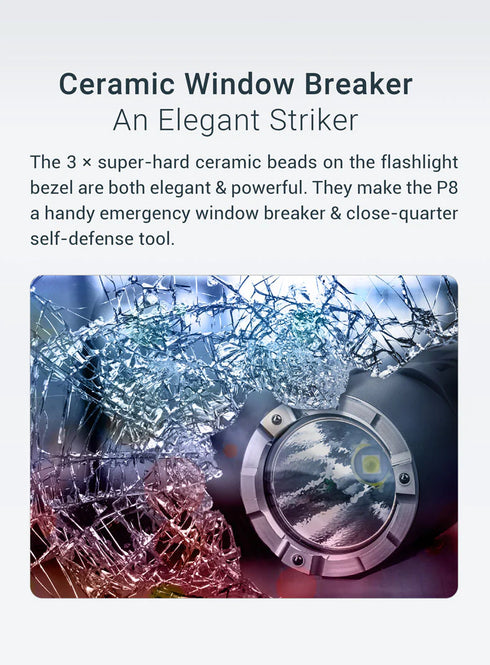 NEXTORCH P8高亮便攜EDC小手電筒升級1600流明