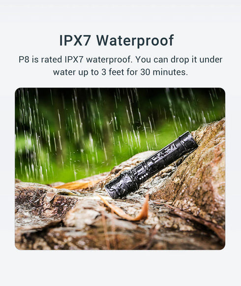 NEXTORCH P8高亮便攜EDC小手電筒升級1600流明