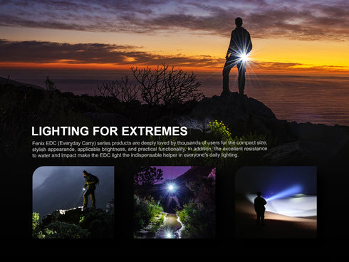 Fenix E09R邊充邊用超亮隨身電筒