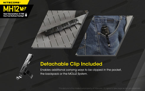 Nitecore MH12 V2日常攜帶充電電筒