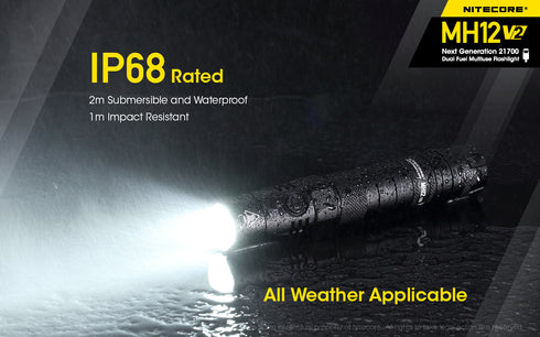 Nitecore MH12 V2日常攜帶充電電筒