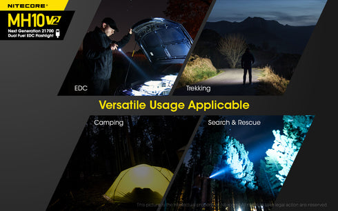 Nitecore MH10 V2日常攜帶充電電筒