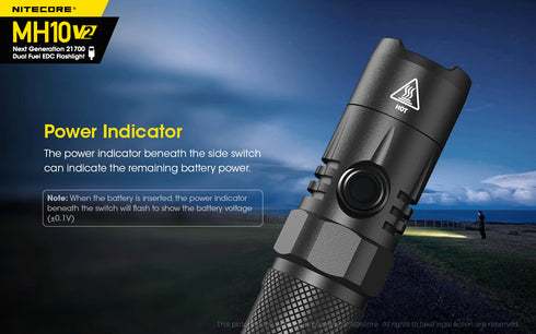 Nitecore MH10 V2日常攜帶充電電筒