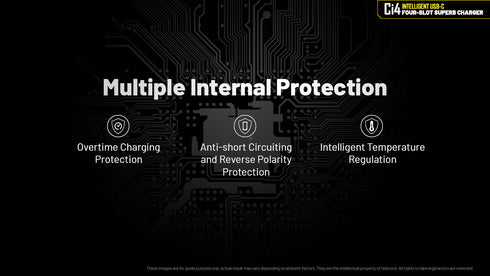 Nitecore Ci4 USB Type-C四位鋰電池充電器