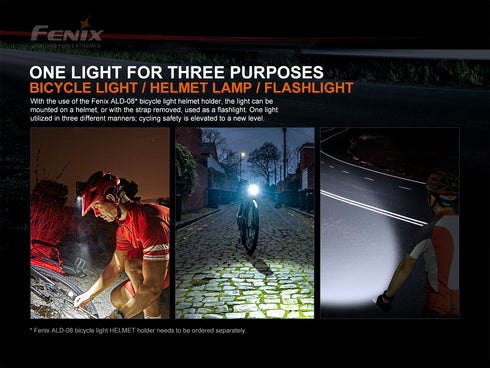 Fenix BC21R V3.0便攜高亮可充式單車頭燈