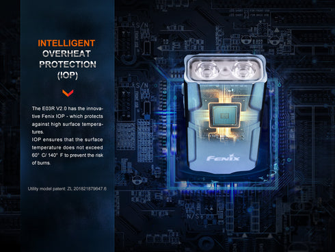 Fenix E03R V2.0全金屬匙扣電筒