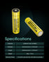 Nitecore NL1836 18650 3600mAh鋰離子電池