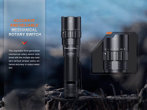 Fenix PD40R V3.0機械旋轉調光電筒