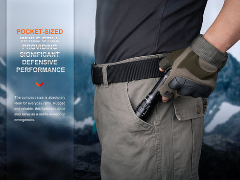 Fenix PD40R V3.0機械旋轉調光電筒