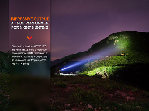 Fenix HT32多色遠射電筒