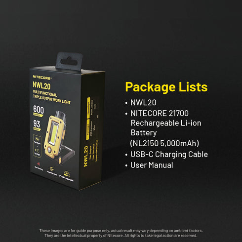 Nitecore NWL20多用途充電工作燈