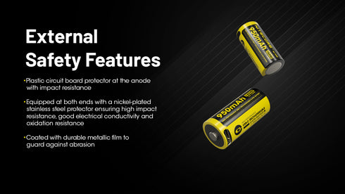 Nitecore NL169R 16340 950mAh USB Type-C直充鋰離子電池