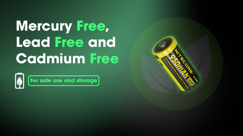 Nitecore NL169R 16340 950mAh USB Type-C直充鋰離子電池