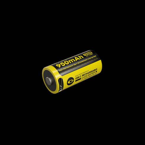 Nitecore NL169R 16340 950mAh USB Type-C直充鋰離子電池