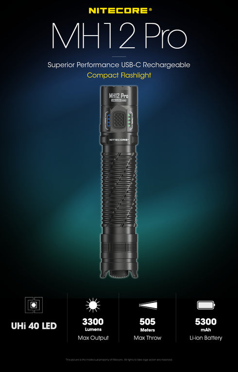 Nitecore MH12 Pro遠射充電電筒