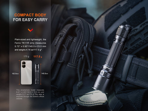 Fenix TK11R雙模式戰術充電電筒
