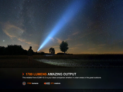 Fenix E28R V2.0日常攜帶充電電筒