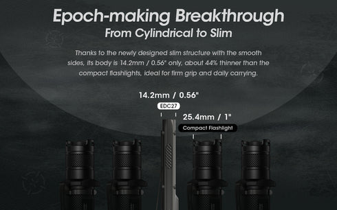 Nitecore EDC27隨身戰術充電電筒