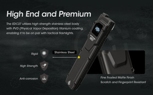 Nitecore EDC27隨身戰術充電電筒