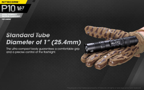 Nitecore P10 V2日常攜帶戰術電筒