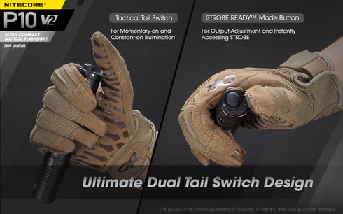 Nitecore P10 V2日常攜帶戰術電筒