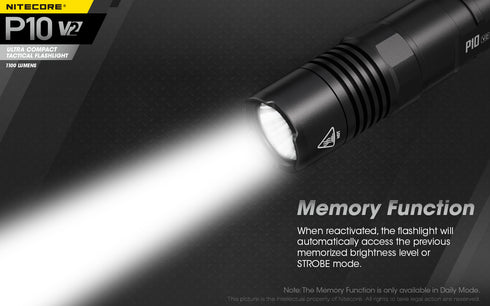 Nitecore P10 V2日常攜帶戰術電筒