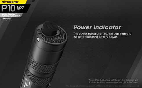 Nitecore P10 V2日常攜帶戰術電筒