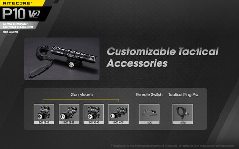 Nitecore P10 V2日常攜帶戰術電筒
