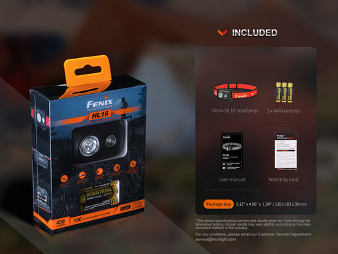 Fenix HL16輕量型戶外頭燈