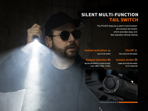 Fenix PD32R高亮戰術充電電筒