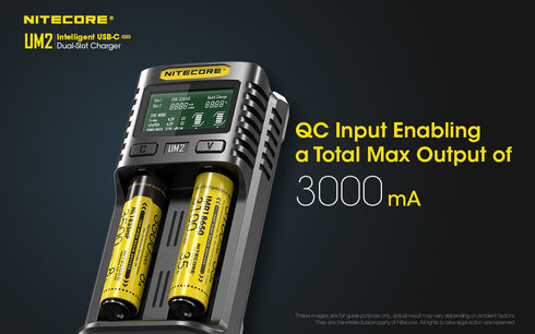 Nitecore UM2 micro-USB雙位鋰電池充電器