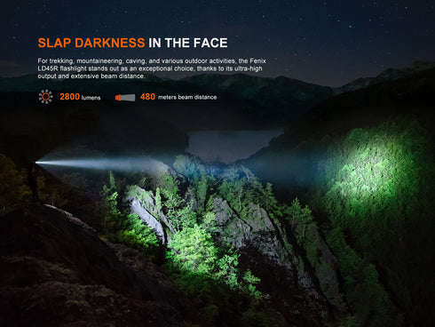 Fenix LD45R電控調焦充電電筒