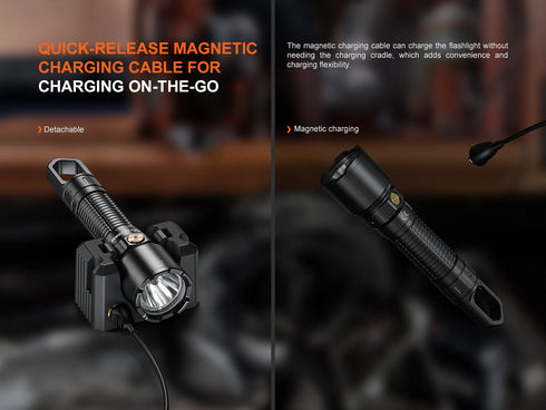 Fenix WF25RM 白光及UV巡檢磁吸充電電筒