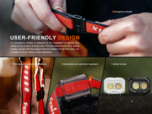 Fenix HL18R-T V2.0冷暖紅三光頭燈(單手調節燈帶)