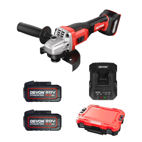 大有Devon 2906 20V鋰電無刷4"高速磨機