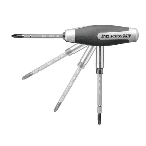 Anex 3350H T柄/直身可變型批咀手柄