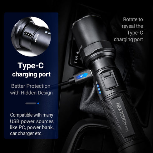 NEXTORCH P81 3000流明高亮手電筒